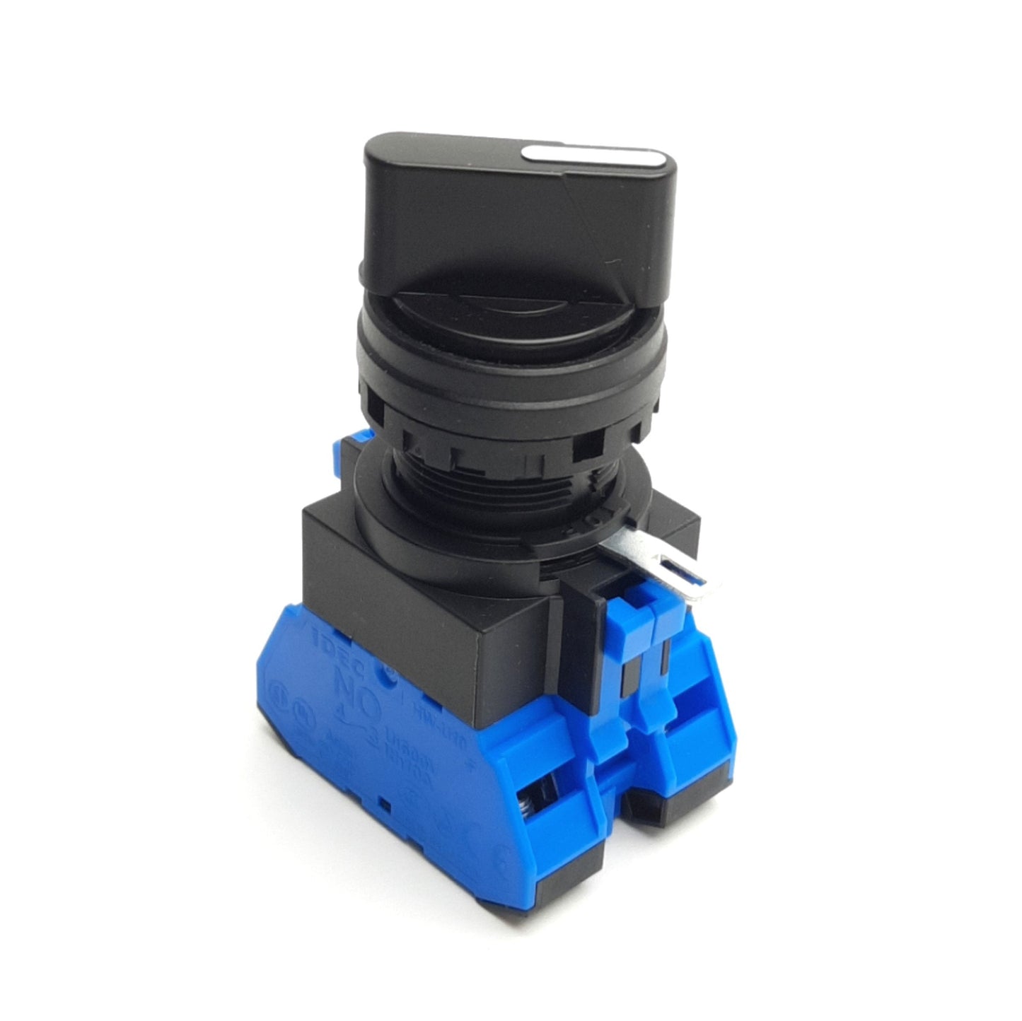 New Lot of 2 Idec HW1S-2TF20 22mm 2-Position Selector Switch, 2NO, 600V 10A