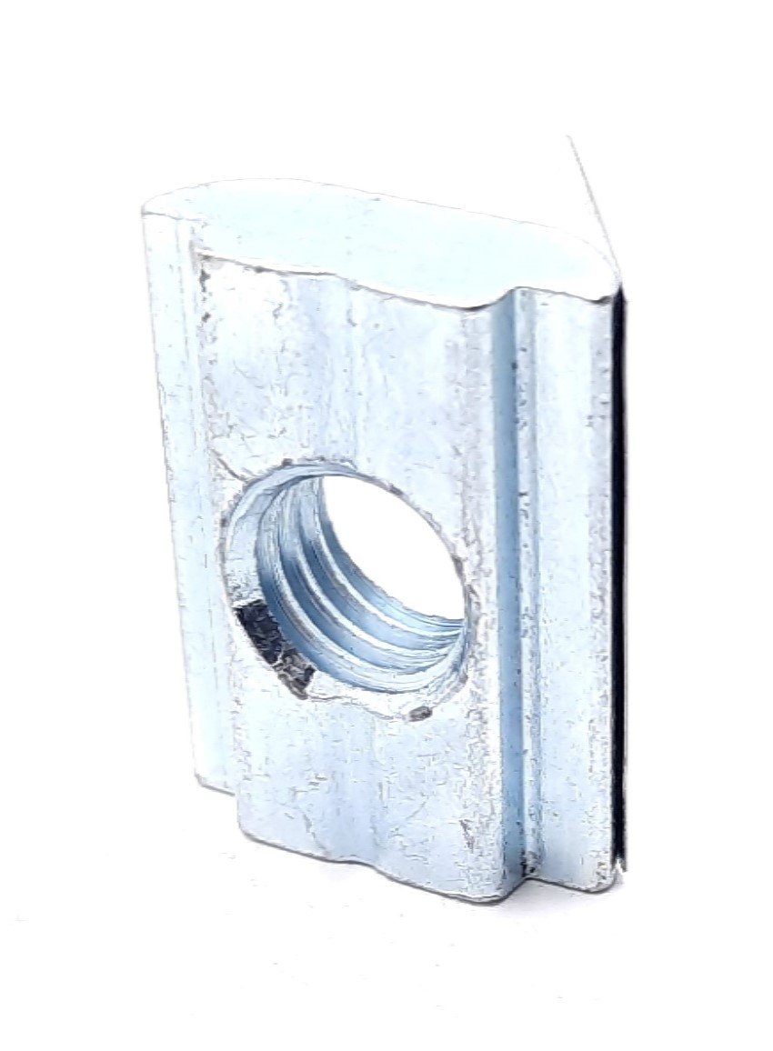 New Lot of 35 80/20 13063 Short Self-Aligning Roll-in T-Nut w/Spring Leaf M8 45 Ser