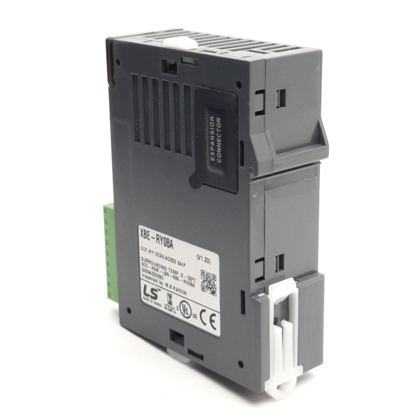 New LS Electric XBE-RY08A PLC Relay Output Module 8-SPST Relays, 125VDC/250VAC 2A/P
