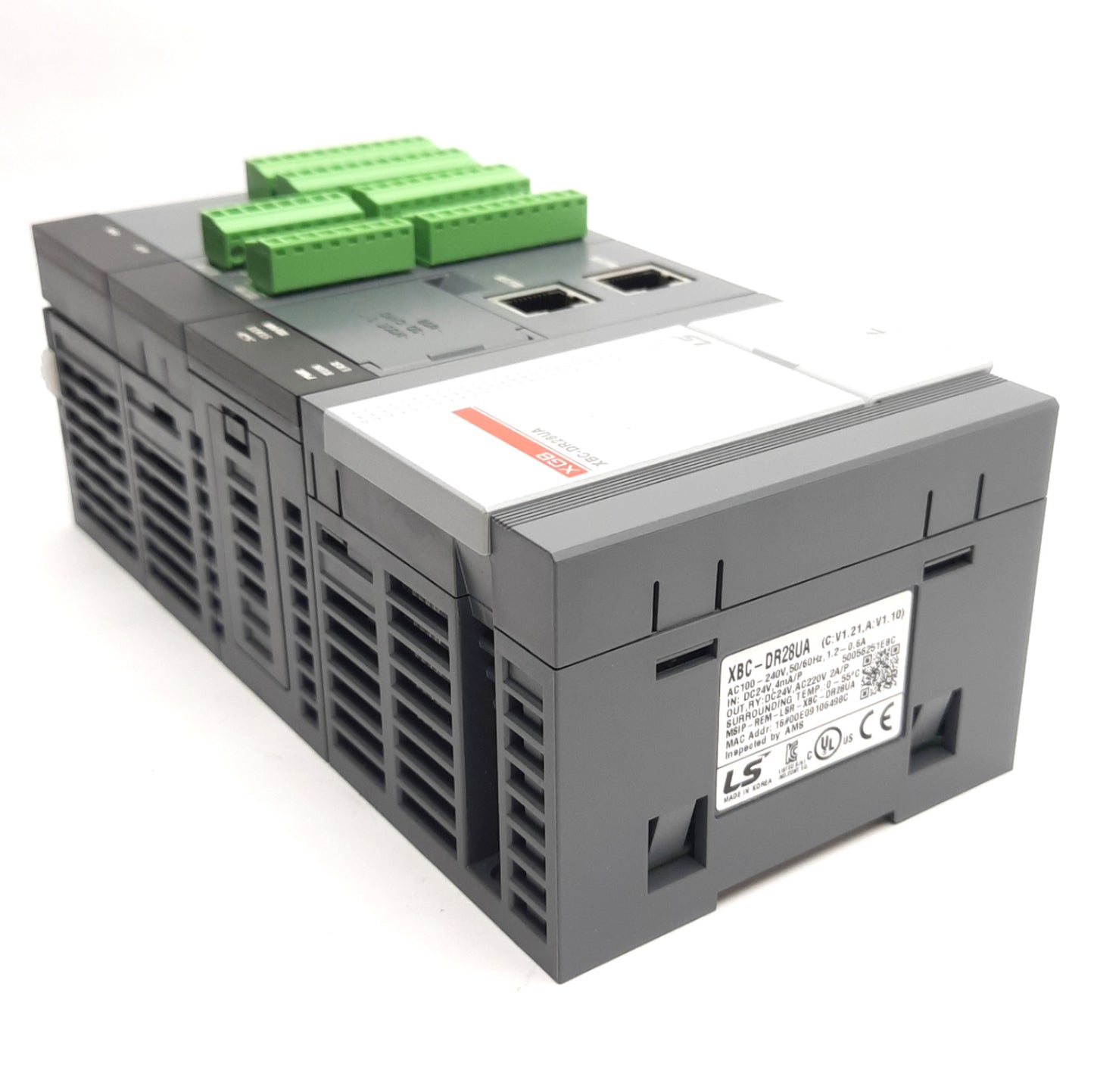 LS XBC-DR28UA XGB U Series PLC Main Unit 100-240VAC Supply, 24VDC Signal, 28 I/O