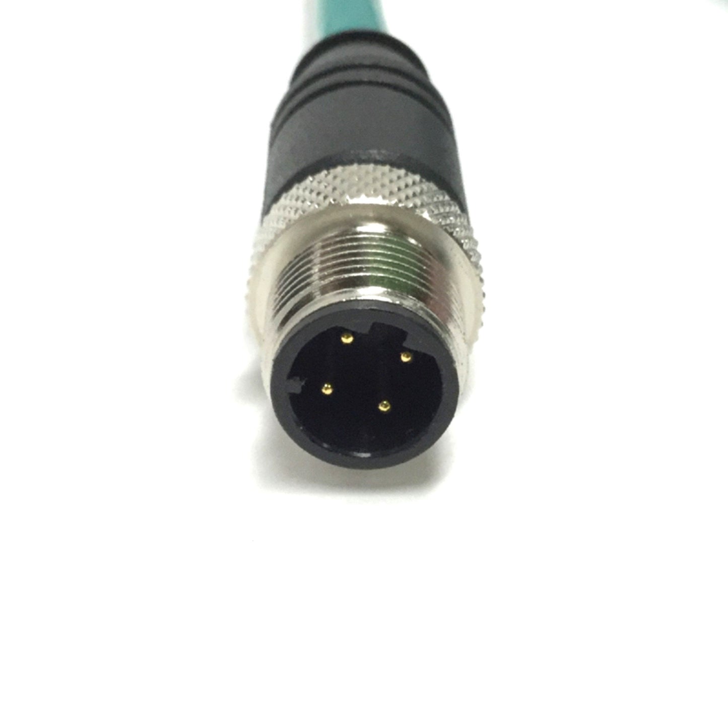 Used Banner STP-M12D-415 Ethernet Cable Cordset, D-Code M12 4-Pin to RJ45, 4.5m Long