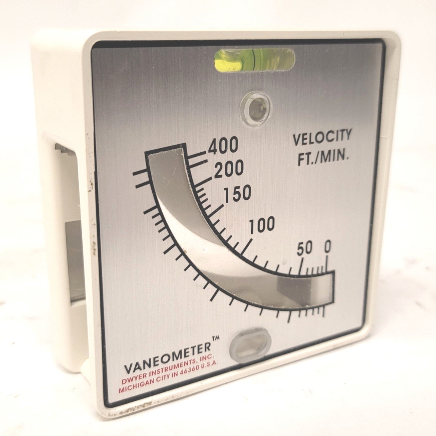 Used Dwyer 480 Vaneometer Swing Vane Anemometer 25-400FT./Min