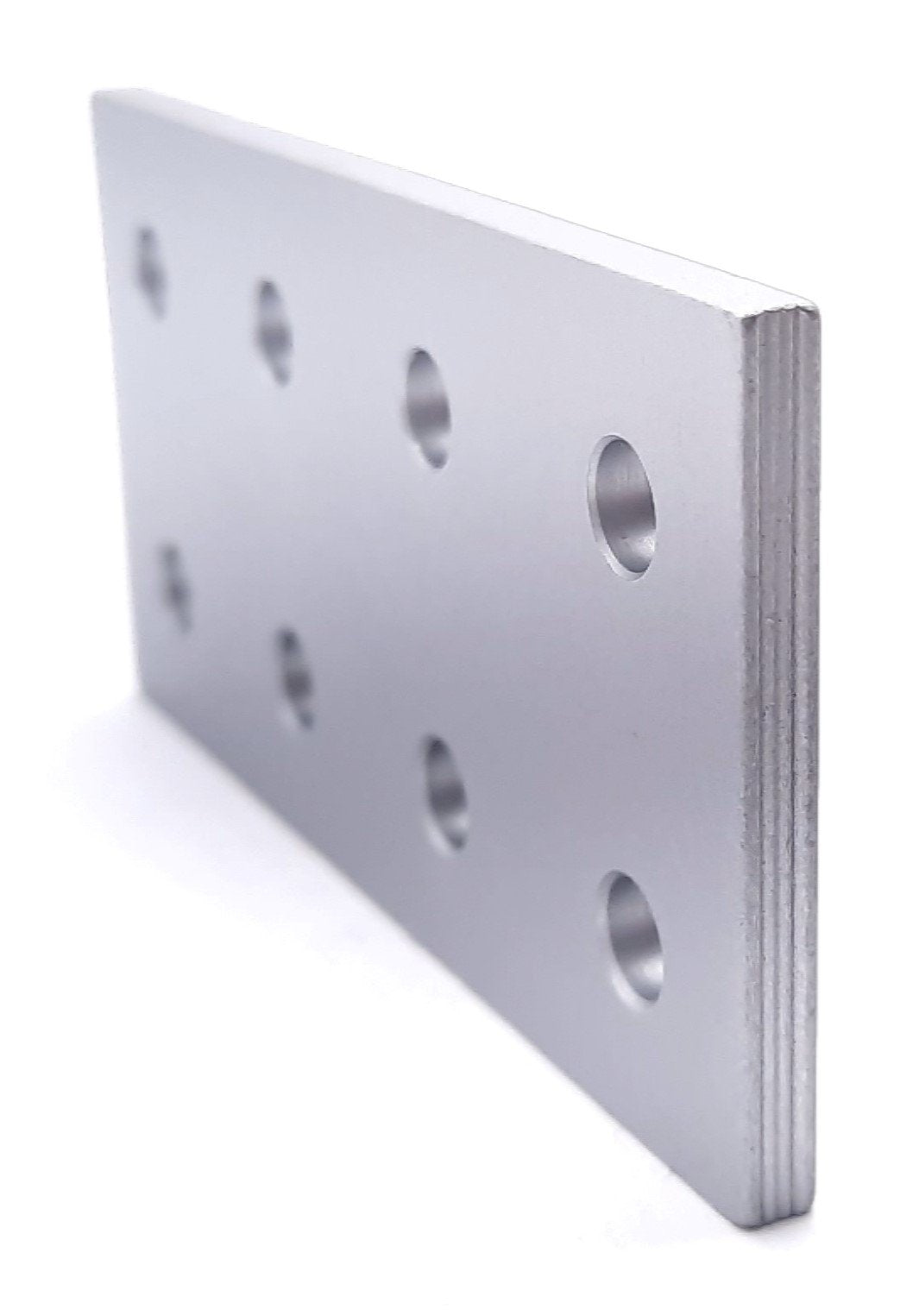 New Lot of 10 80/20 20-4165 Rectangular Flat Plate 20 Series 8 Hole 80mm x 40mm