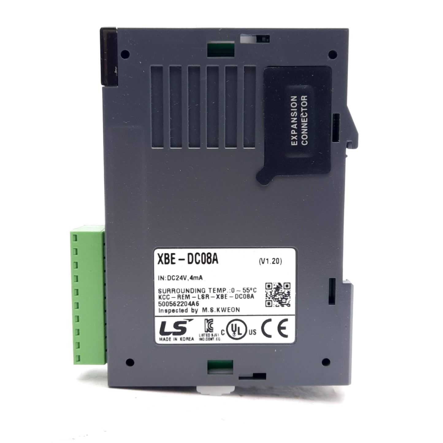 New LS XBE-DC08A Discrete Input Module, 8-Point Input, 10-Point Connector, 24VDC