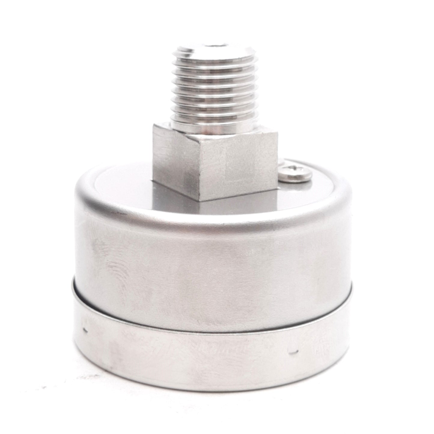 New SMC G43-10-02-X3 Pressure Gauge, 0-1.0MPa, R1/4 Male Port, Stainless Steel