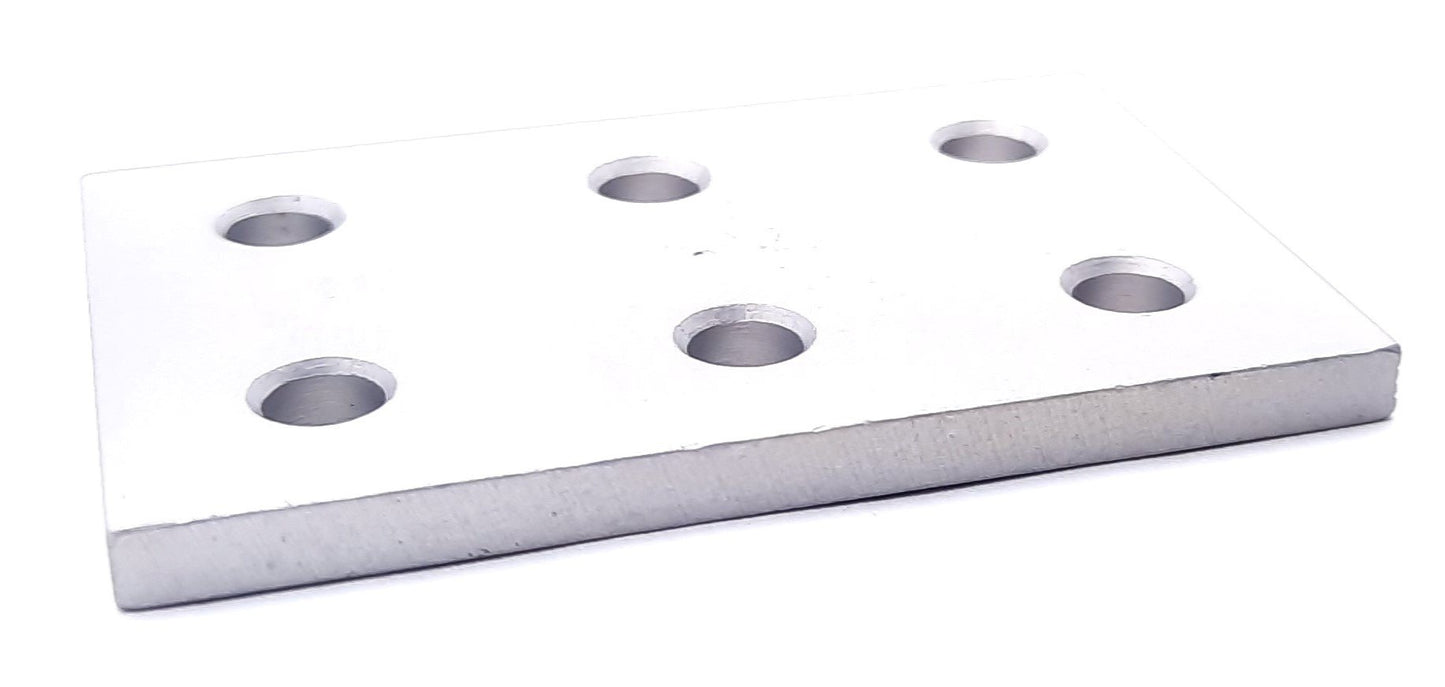 New Lot of 10 80/20 20-4166 Rectangular Flat Plate 6 Hole 20 Series 60mm x 40mm