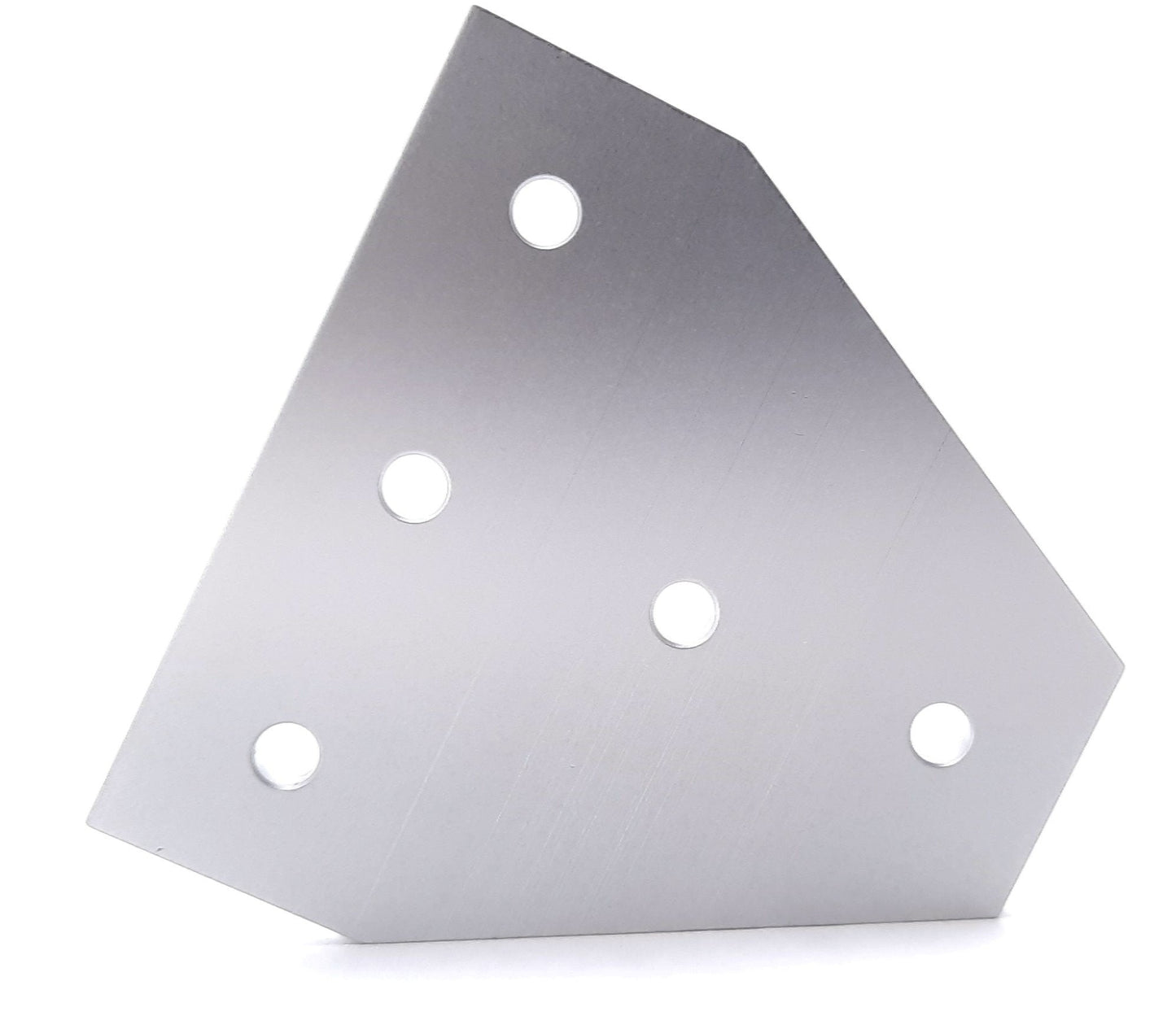 New Lot of 5 80/20 30-4340 Aluminum Tee Flat Plate 5 Hole 30 Series 90mm x 90mm