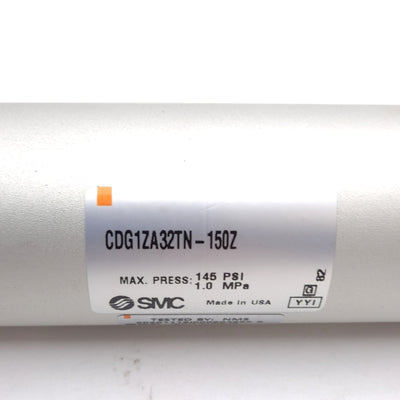 New – Open box SMC CDG1ZA32TN-150Z Air Cylinder, 32mm Bore, 150mm Stroke, 1MPa, 1/8in NPT