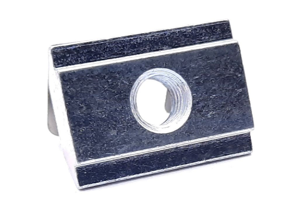 New Lot of 40 80/20 13061 Short Self-Aligning Roll-in T-Nut w/Spring Leaf 45 Series