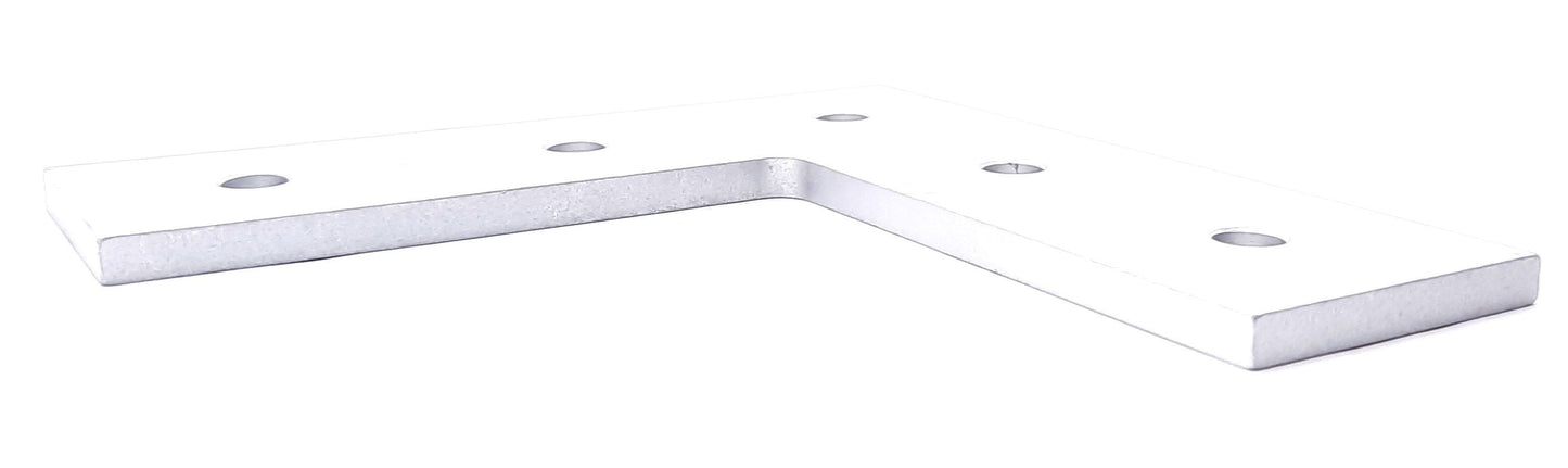 New Lot of 5 80/20 45-4481 Aluminum L Flat Plate 45 Series 5 Hole 135mm x 135mm