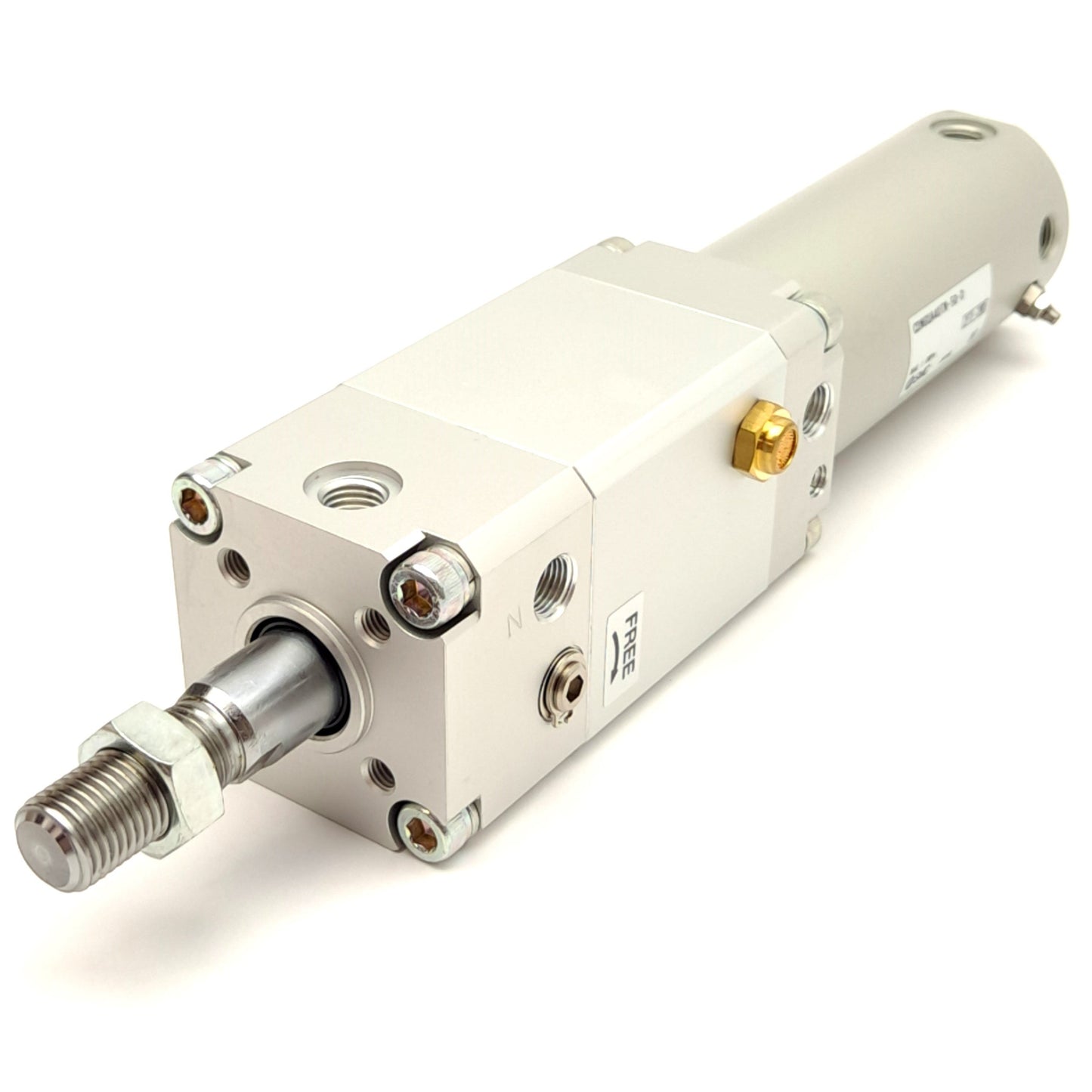 New SMC CDNGUA40TN-50-D Air Cylinder w/ Lock, Double Acting, 40mm Bore, 50mm Stroke