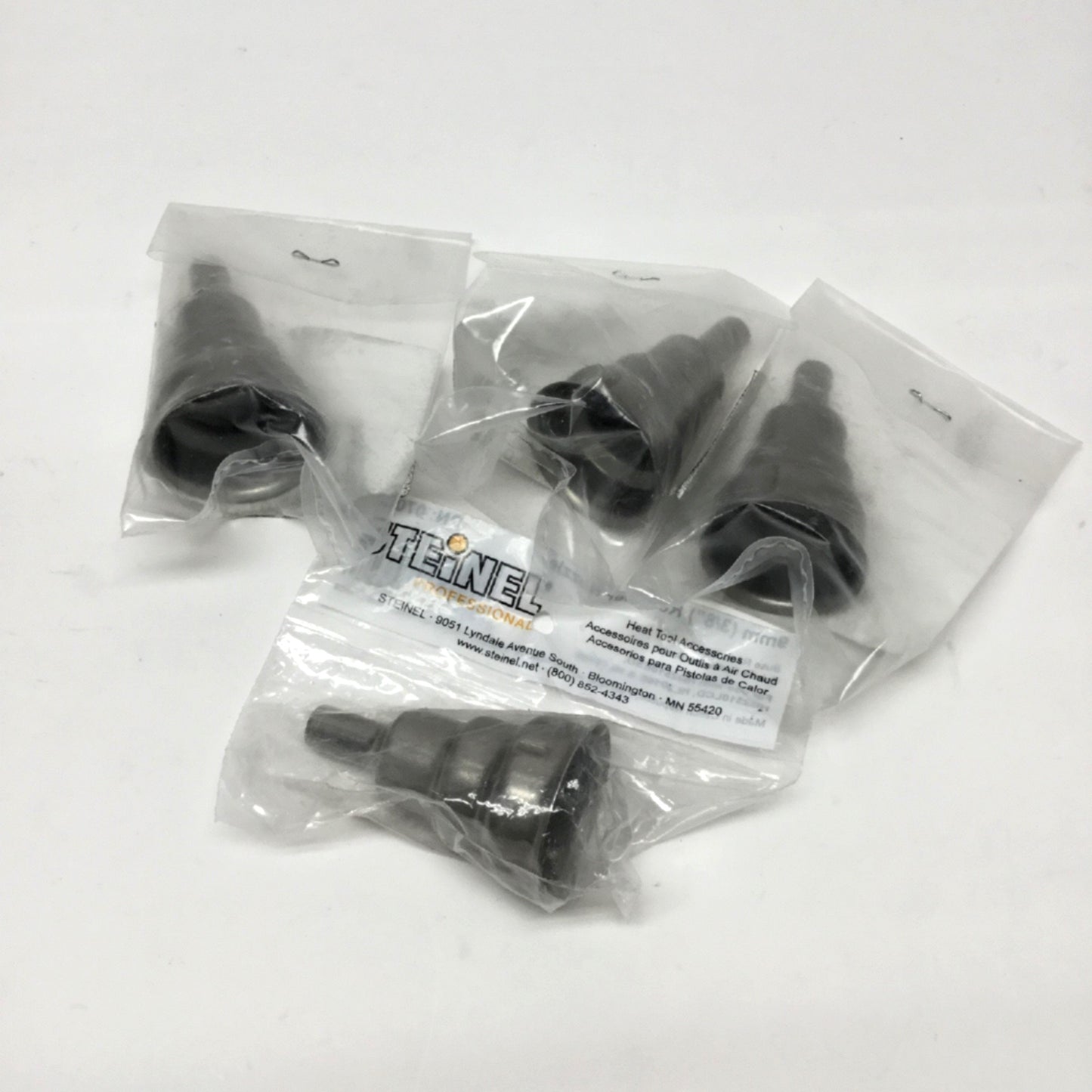 New Lot of 4 Steinel 110050176 Heat Gun 9mm Reducer Nozzle Tips, Welding/Soldering