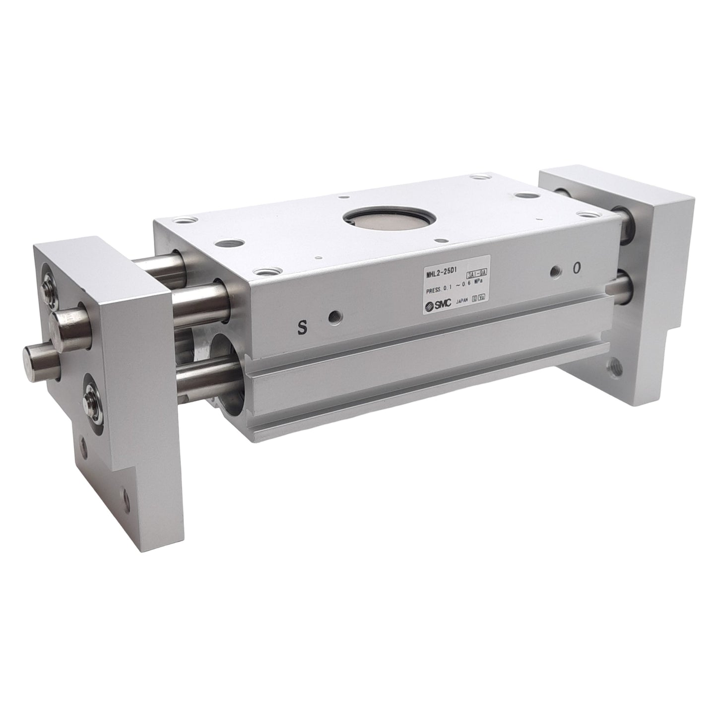 New SMC MHL2-25D1 Wide Parallel Gripper 2-Finger, 25mm Bore 100mm Stroke, 0.1-0.6MPa