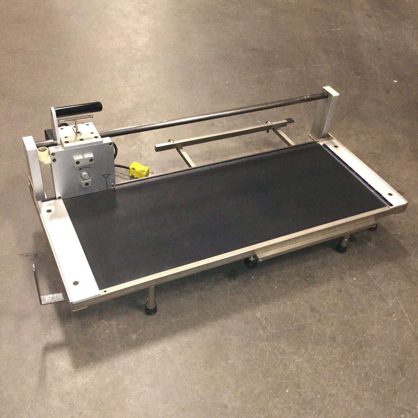 Used New Hermes Engravograph Safety Saw Cutter for Plastic Sheet 24" x 1/4", 115VAC