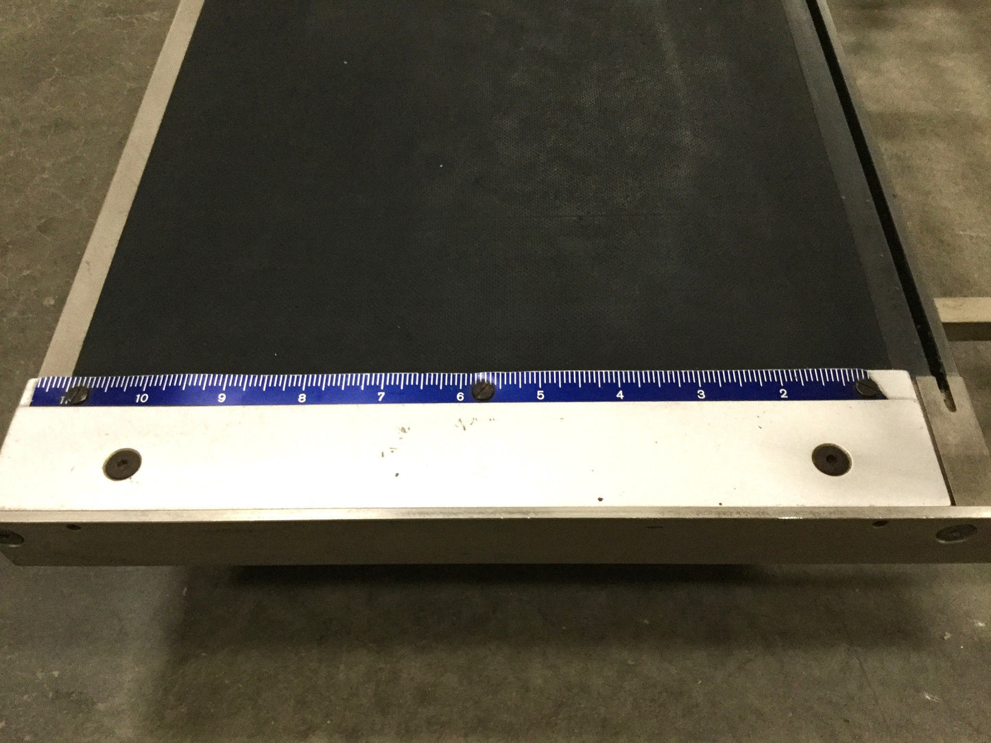 Used New Hermes Engravograph Safety Saw Cutter for Plastic Sheet 24" x 1/4", 115VAC