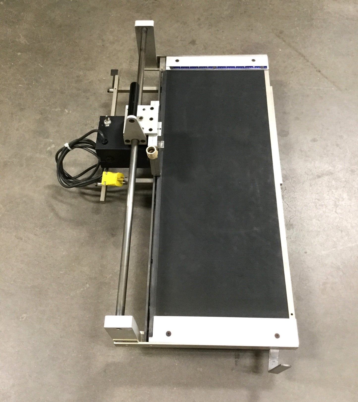 Used New Hermes Engravograph Safety Saw Cutter for Plastic Sheet 24" x 1/4", 115VAC