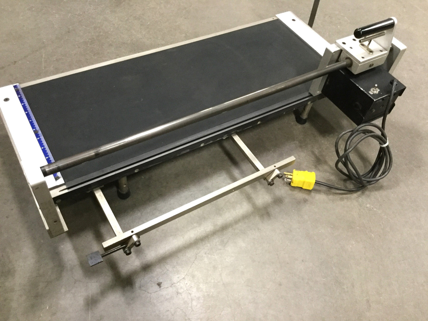 Used New Hermes Engravograph Safety Saw Cutter for Plastic Sheet 24" x 1/4", 115VAC
