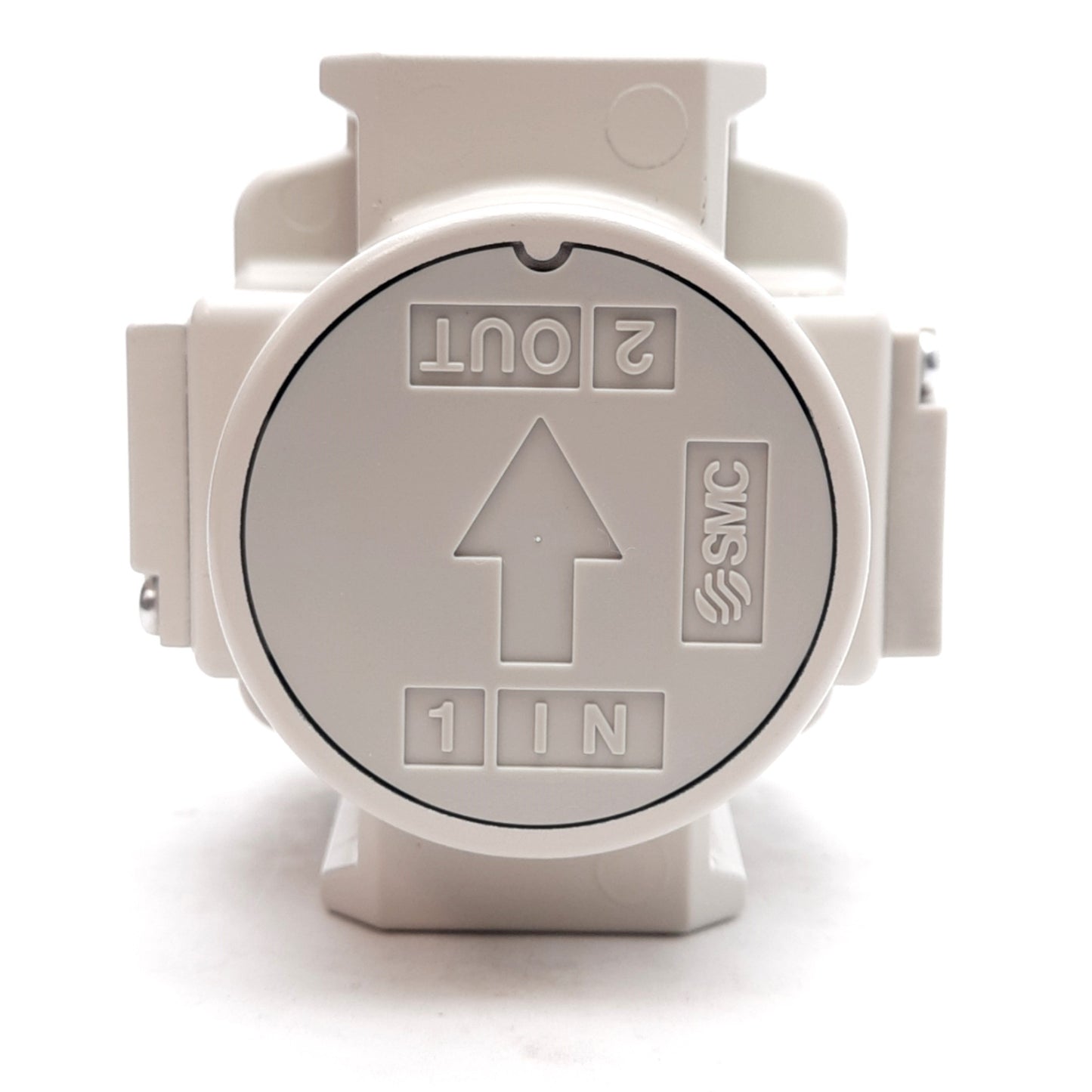 New SMC AR40-N04-RZ-B Pneumatic Regulator, Push-to-Lock, 7-125PSI, 1/2in NPT Ports