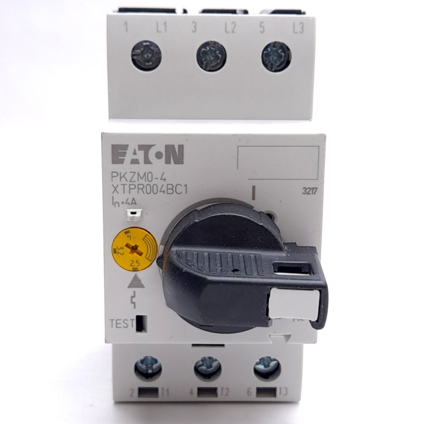 New Eaton PKZM0-4/AK XTPR004BC1 Motor Protective Circuit Breaker, 3-Pole, 2.5-4A