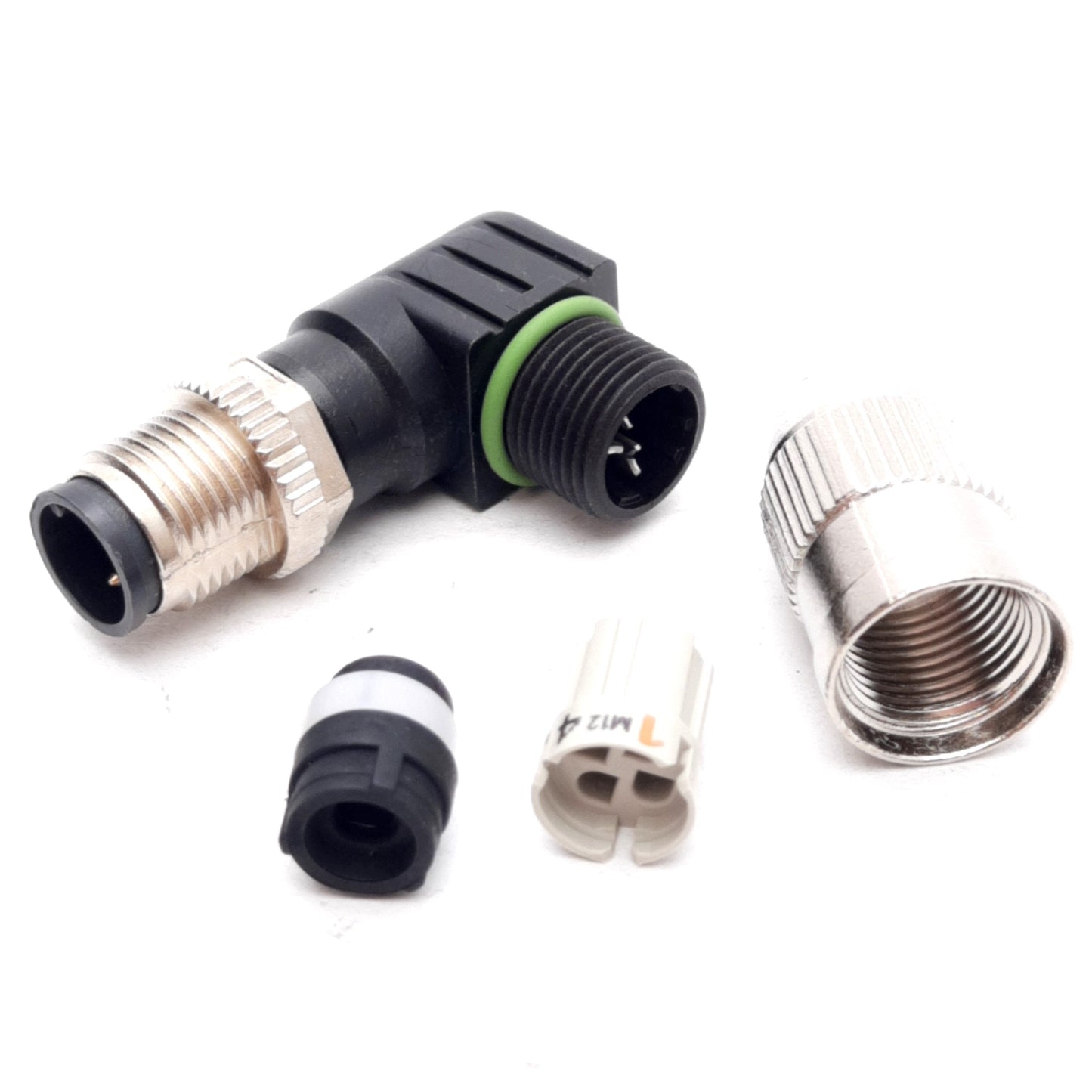 New Lot of 5 Murrelektronik 7000-12541-0000000 Connector, M12 3-Pin Male Right Angle