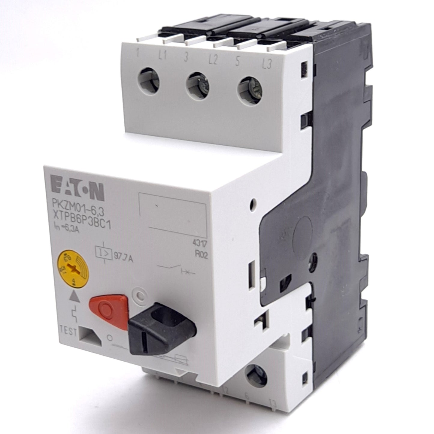 New Eaton PKZM01-6,3 XTPB6P3BC1 Motor Protective Circuit Breaker, 3-Pole, 4-6.3A
