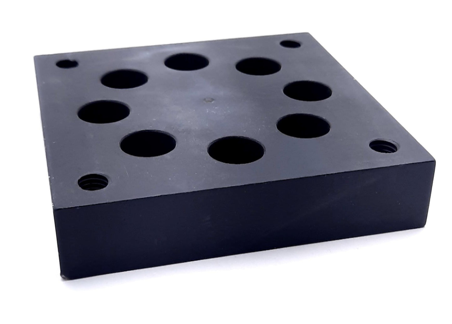 New 80/20 40-2408-Black Leveling Caster Base Plate 40 Series 89mm x 89mm