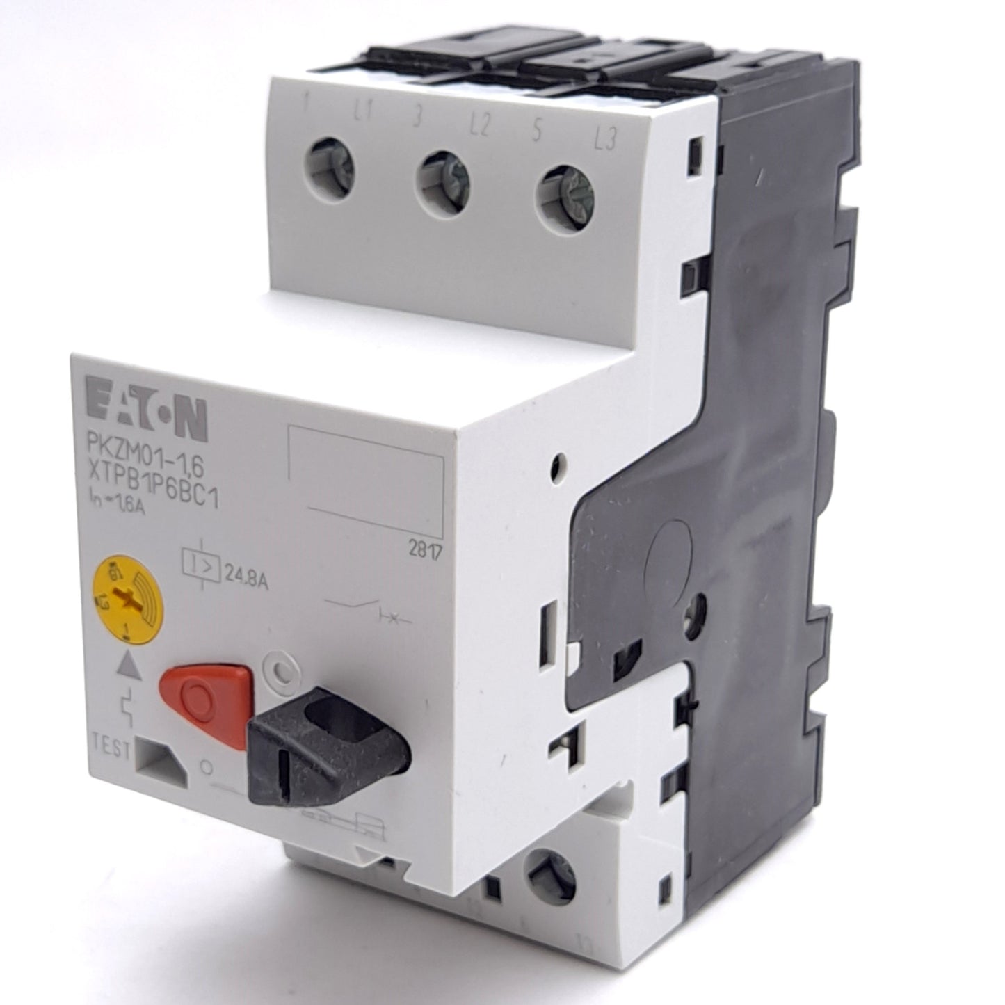 New Eaton PKZM01-1,6 XTPB1P6BC1 Motor Protective Circuit Breaker, 3-Pole, 1-1.6A