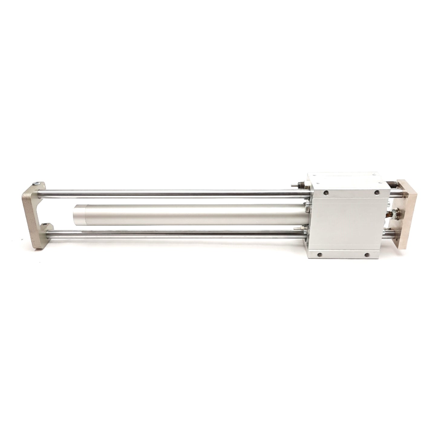 New – Open box SMC MGGMB32TN-450 Guided Cylinder, ø32mm Bore, 450mm Stroke, 145psi, 1/8in NPT