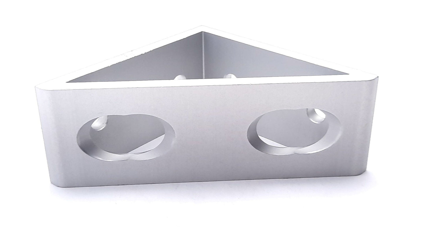 New Lot of 4 80/20 45-4336 Tall Gusseted Inside Corner Bracket 45 Series 4 Hole