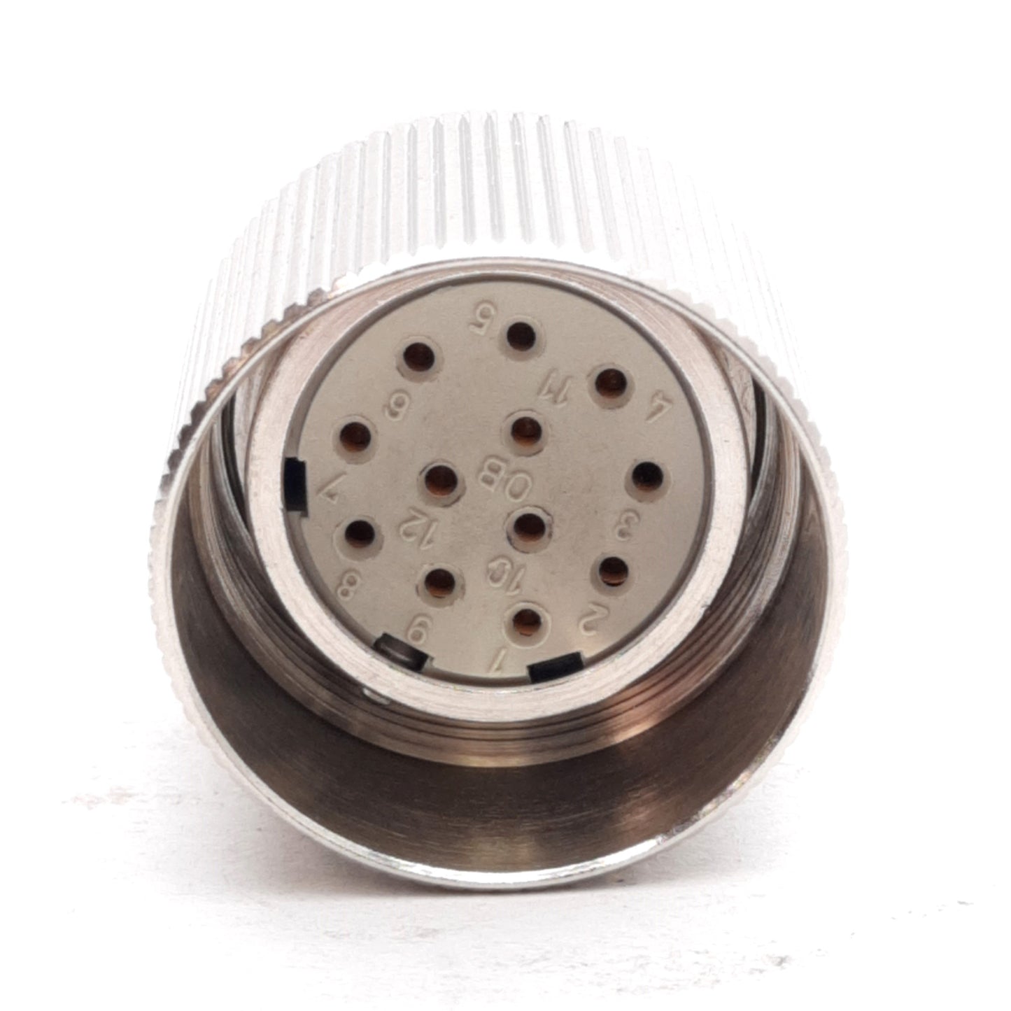 New Dynapar 606972-0001 Field Wireable Connector M23 12-Pin Female, Solder Cup, 7.5A