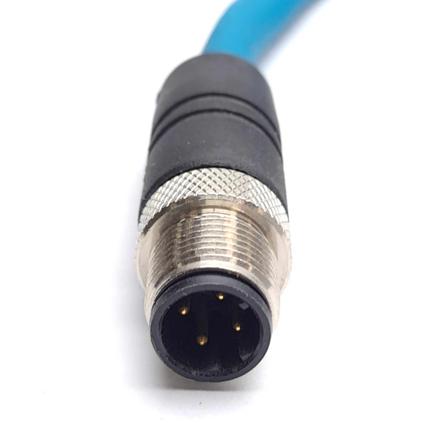 New Lumberg 0985 YM57530 103/3M Ethernet Cable Cat5e, M12 4-Pin Male to RJ45, 3m