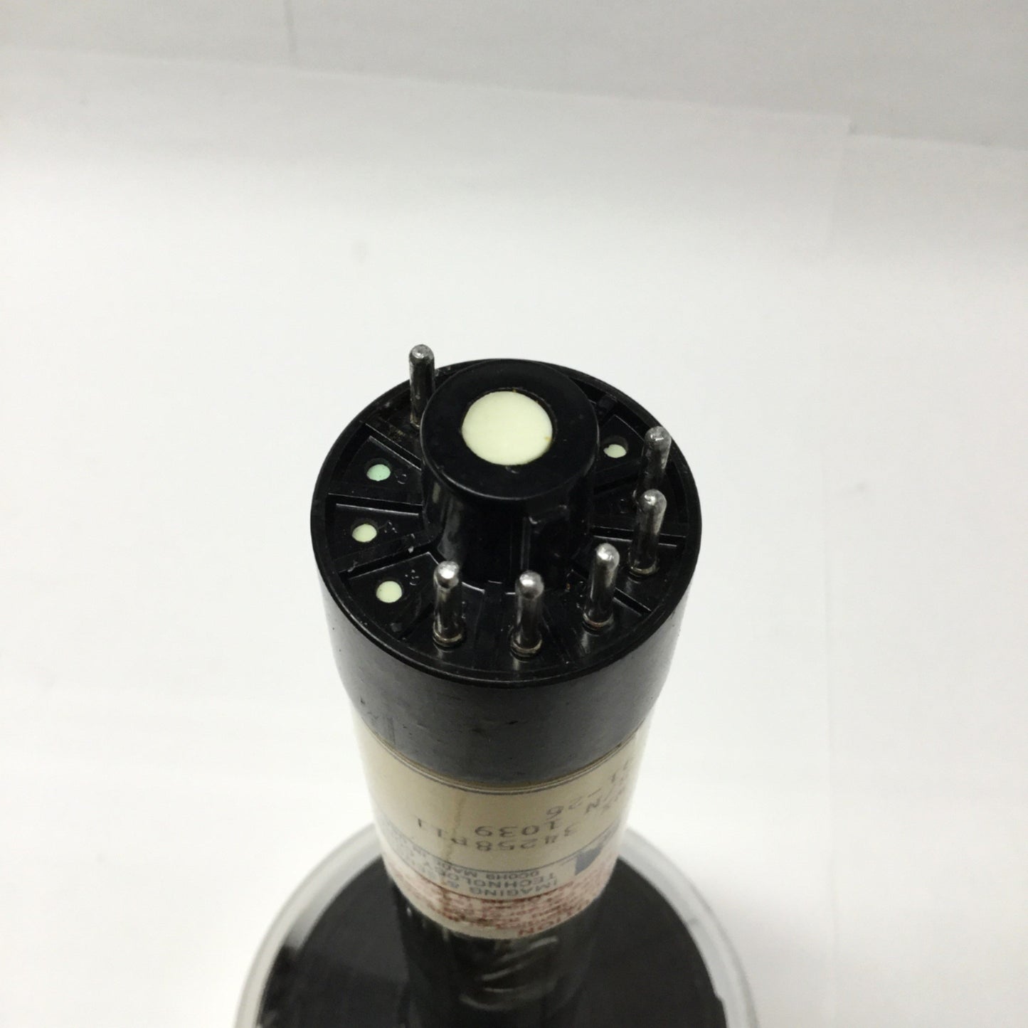 Used IST Corp WX 34258P11 Cathode Ray Tube CRT From Stereoscan SEM Ø5.25" Flat Round