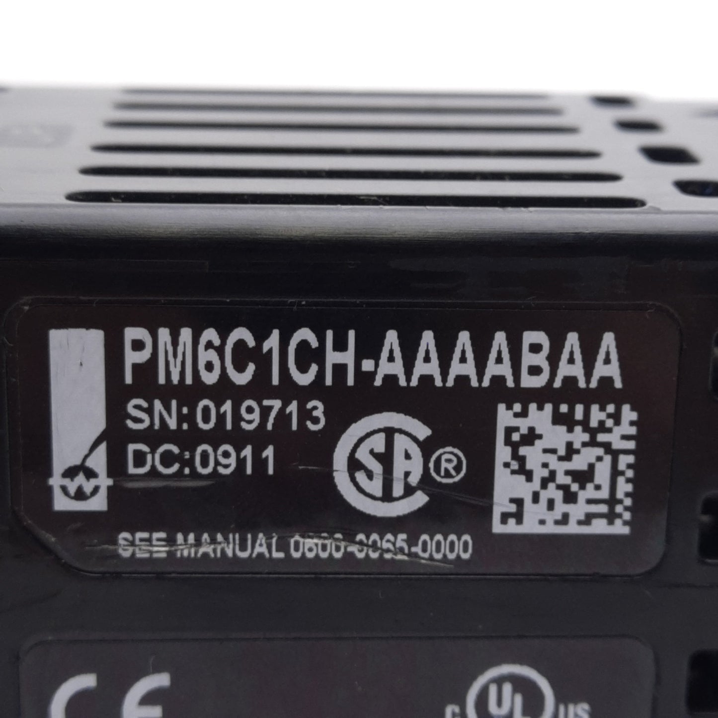 Used Watlow PM6C1CH-AAAABAA EZ-Zone Temperature Controller, 100-240VAC, 1/16 DIN