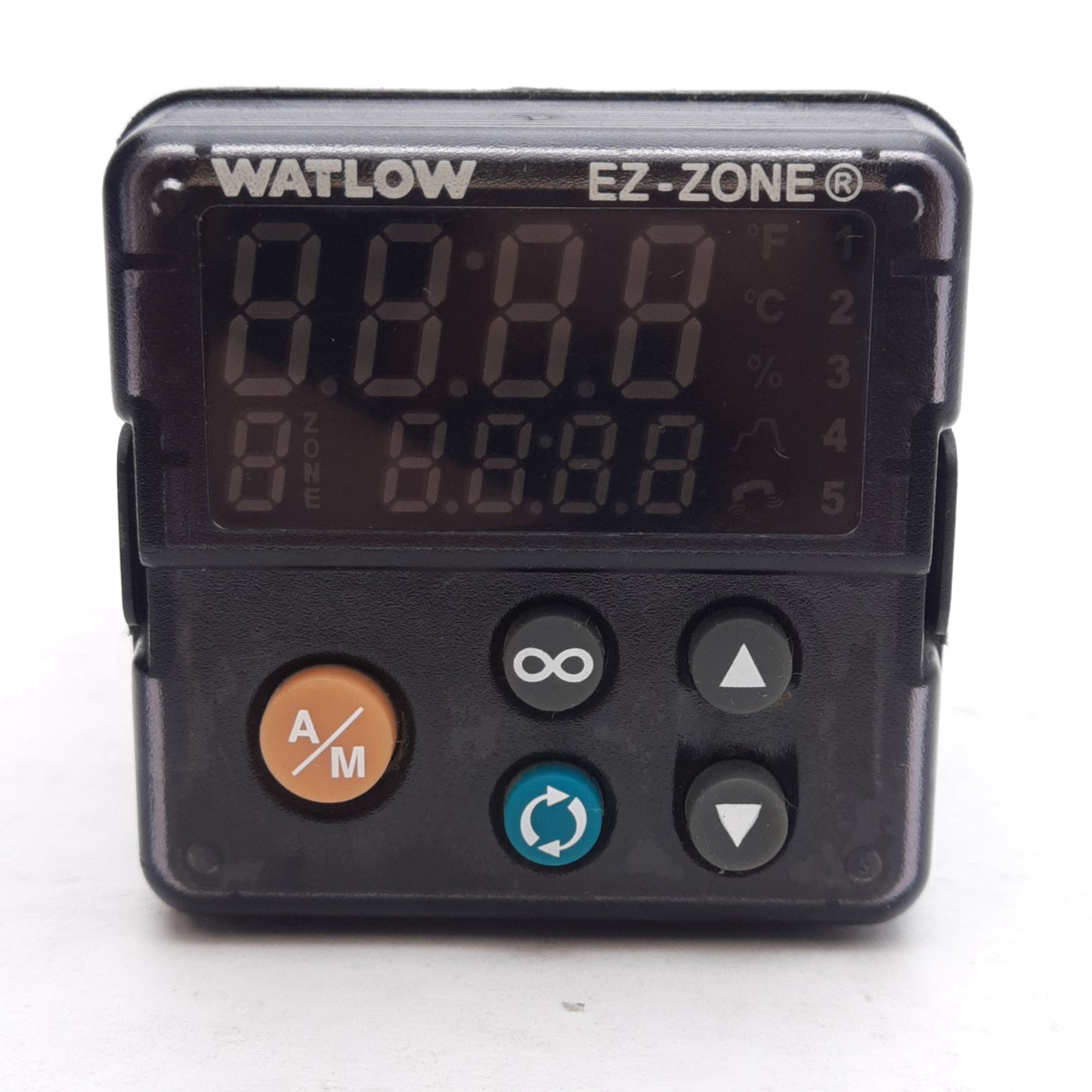 Used Watlow PM6C1CH-AAAABAA EZ-Zone Temperature Controller, 100-240VAC, 1/16 DIN