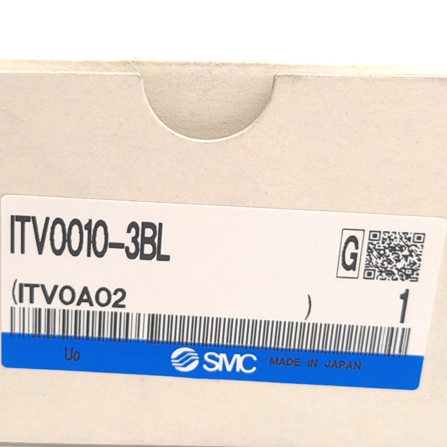 New SMC ITV0010-3BL Electro-Pneumatic Regulator, 0-10VDC Input, 0.001-0.1MPa Output