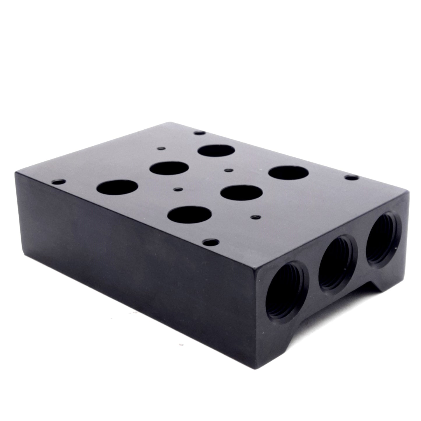 New Aventics 106-704 Pneumatic Manifold Base, 2-Station, 3/8in NPTF Ports, Aluminum