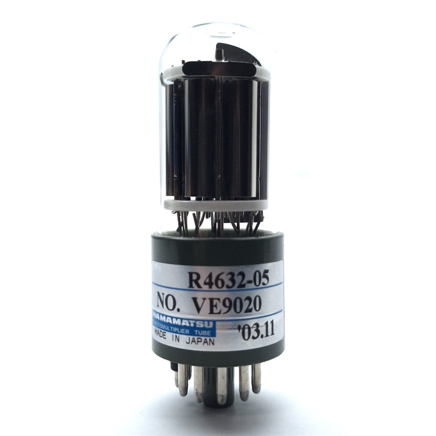 Used HAMAMATSU R4632-05 Photomultiplier Tube 185-850nm 11-Pin