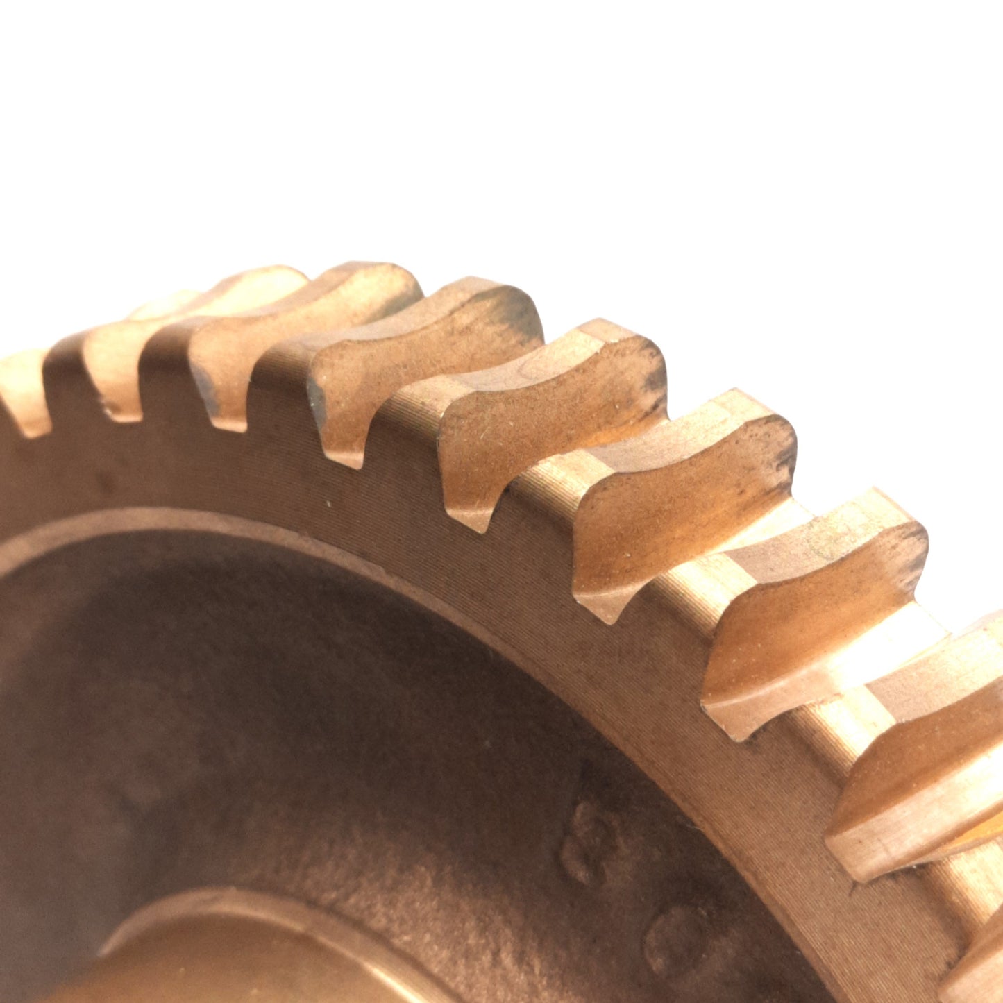 Used Boston Gear GB1072A Bronze Worm Gear, 8in Pitch, 40-Teeth, 14.5° PA, 1in Bore