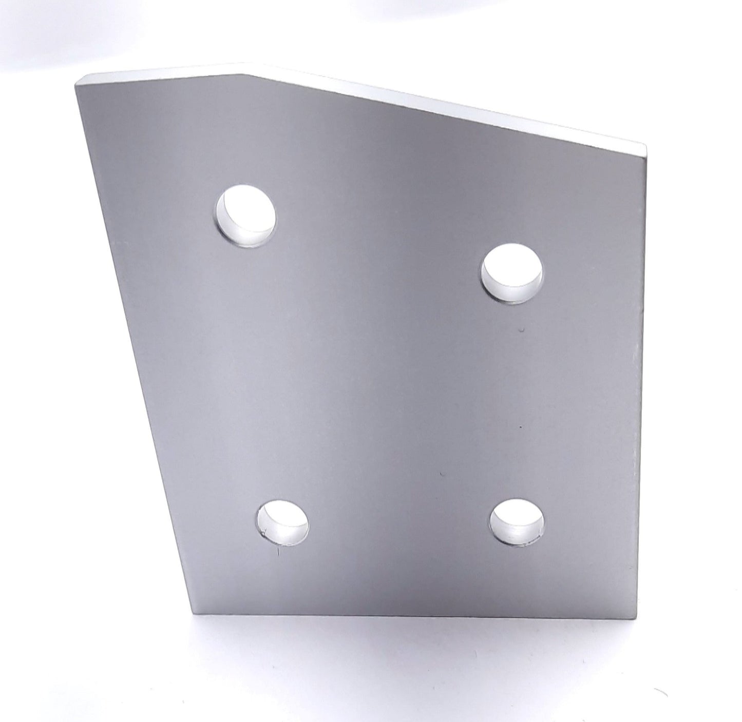 New Lot of 5 80/20 4316 15 Degree Angled Flat Plate 15 Series 4 Hole 3.5" x 3"