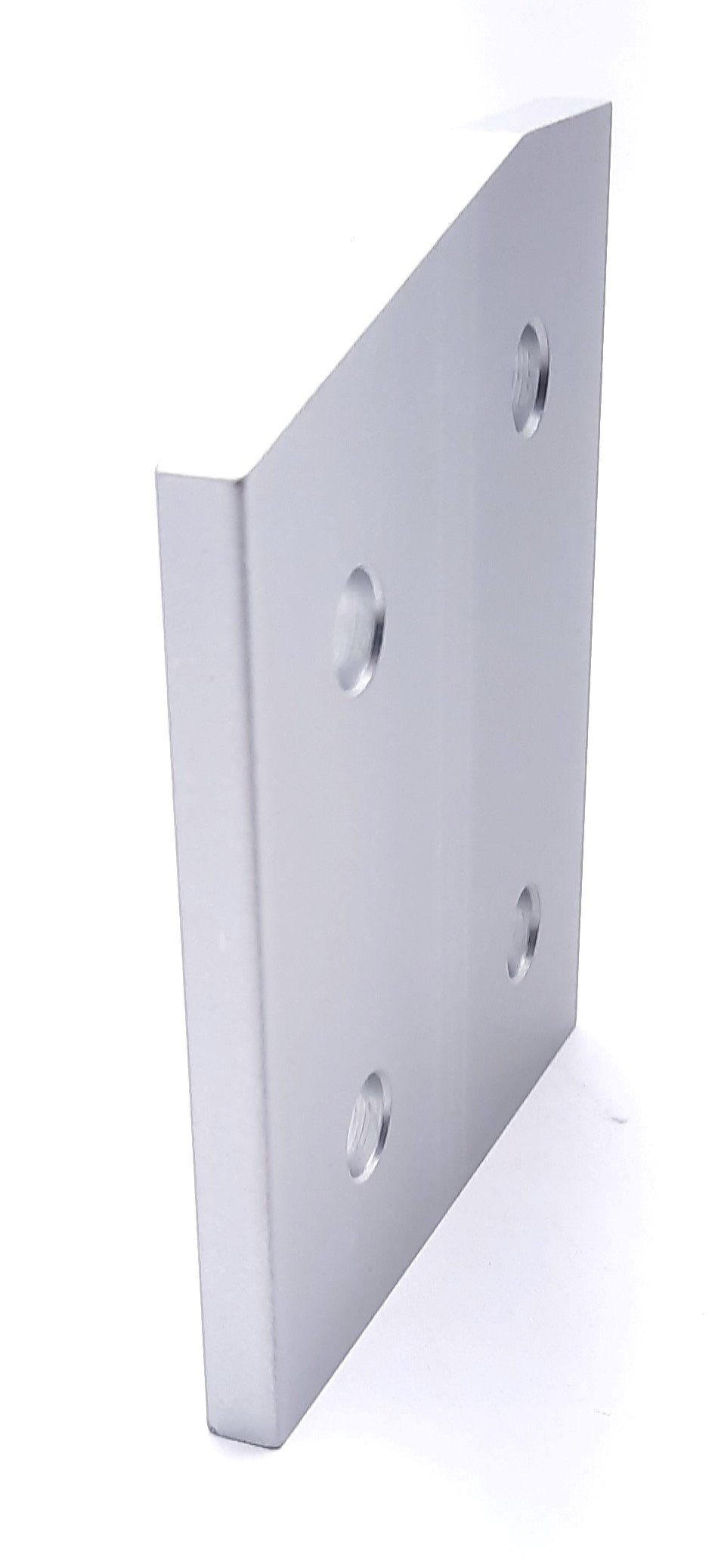 New Lot of 5 80/20 4316 15 Degree Angled Flat Plate 15 Series 4 Hole 3.5" x 3"