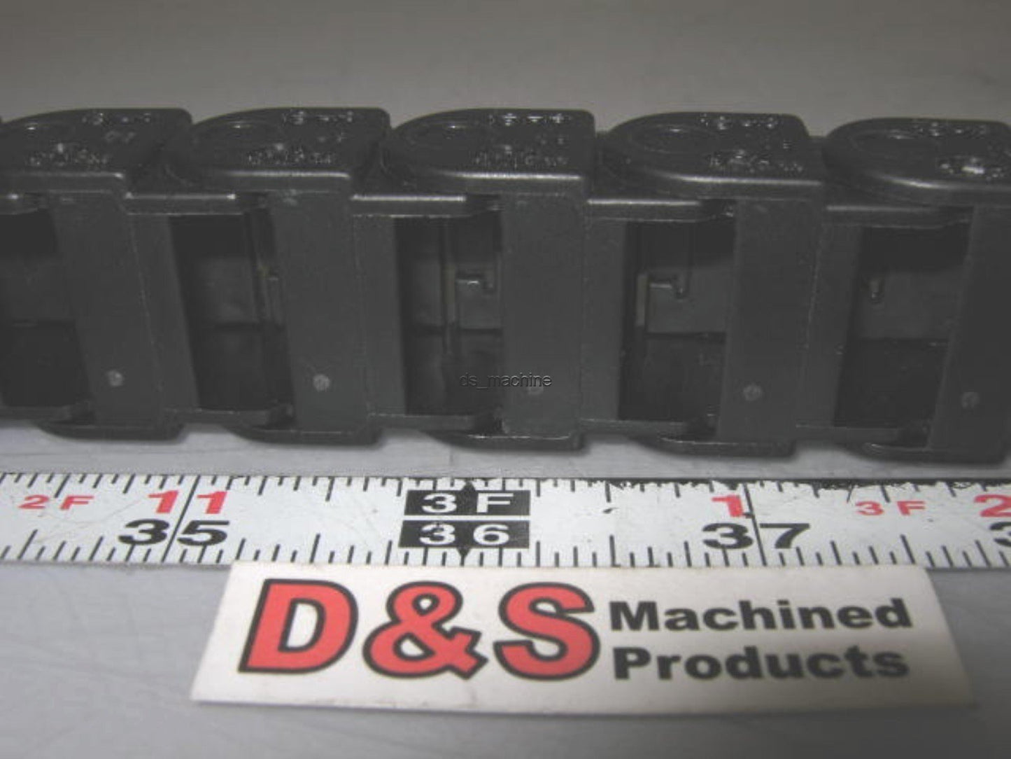 Used Igus R48 09 1.1 Energy Chain 18" Overall Length 3/4" Wide 1/2" Deep