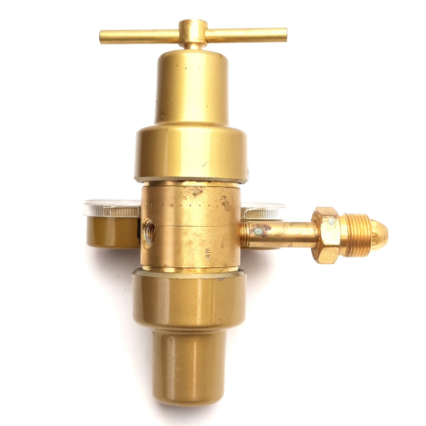 Used Harris 9296SS-125-580 3302688 Diaphragm Regulator, 0-125psig Range, CGA 580