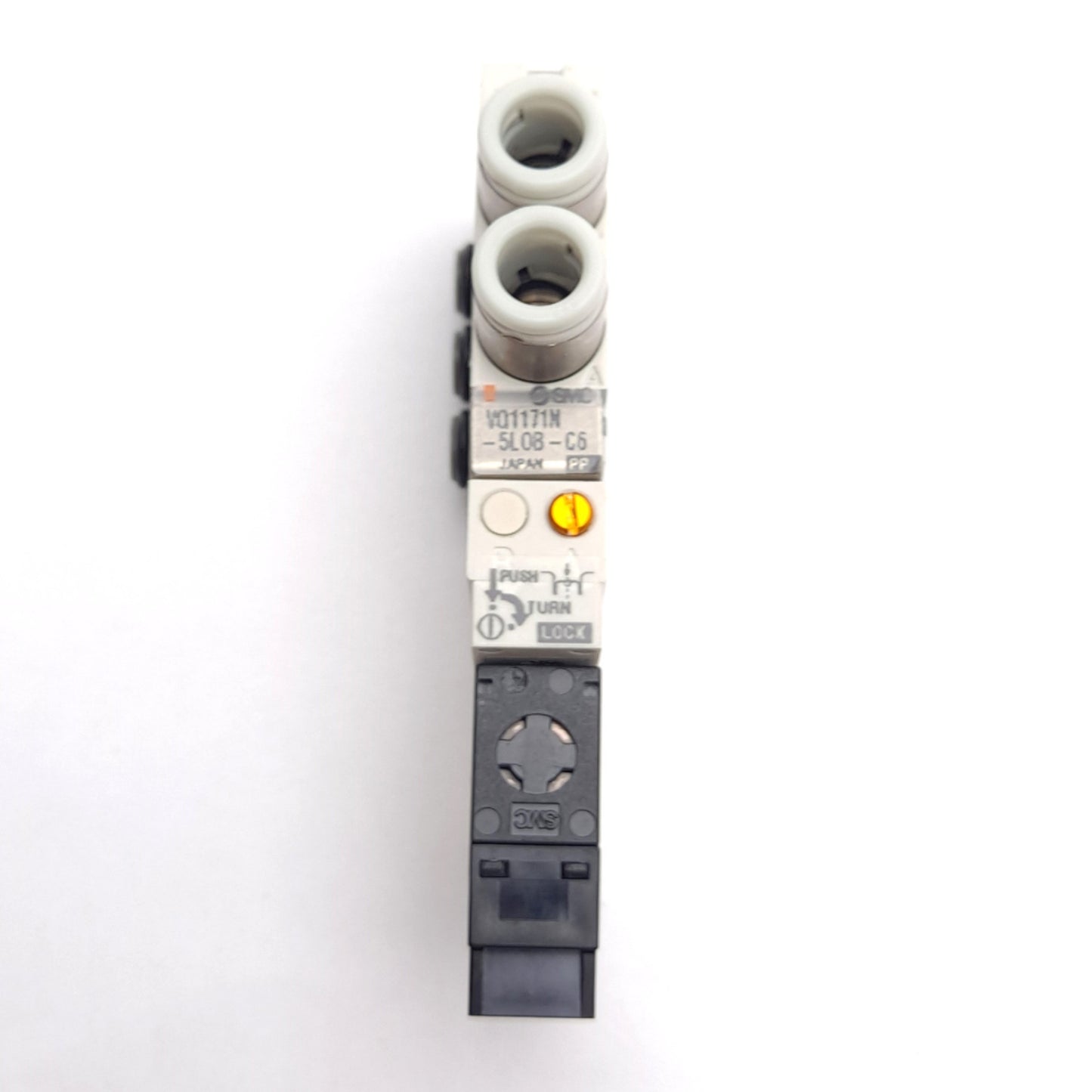 New – Open box SMC VQ1171N-5LOB-C6 Cassette Solenoid Valve, 2-Position, 220VAC Coil, 0.1-0.7MPa