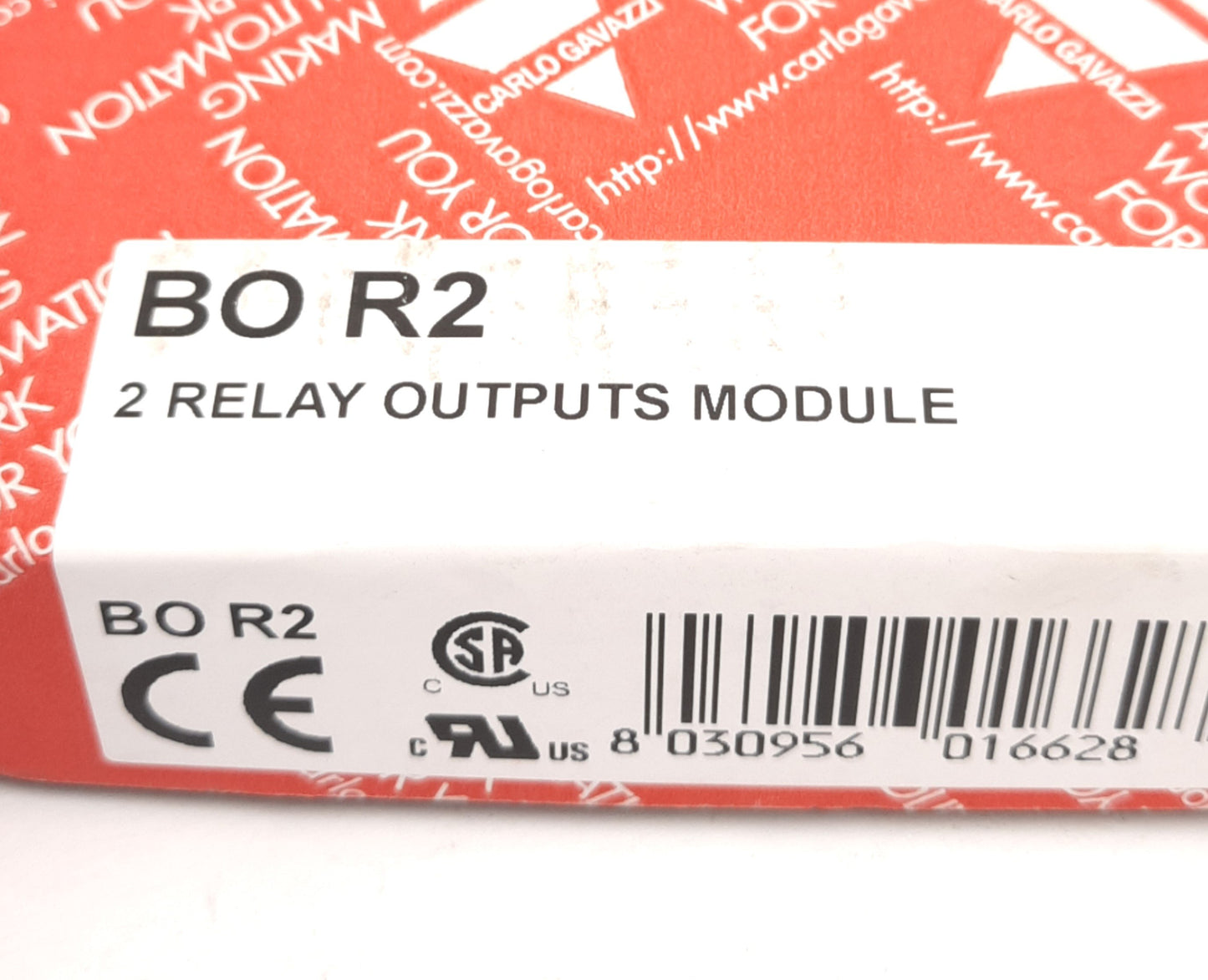New Carlo Gavazzi BOR2 Relay Output Module for UMD/USC Panel Meter, 250VAC, 2-Relay