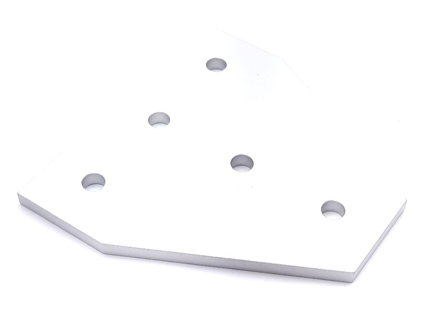 New Lot of 5 80/20 4340 5 Hole Tee Flat Plate 15 Series & Ready Tube 4.5" x 4.5"