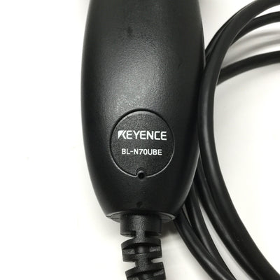 Used Keyence BL-N70UBE Lightweight Handheld Laser Barcode Reader Scanner, USB