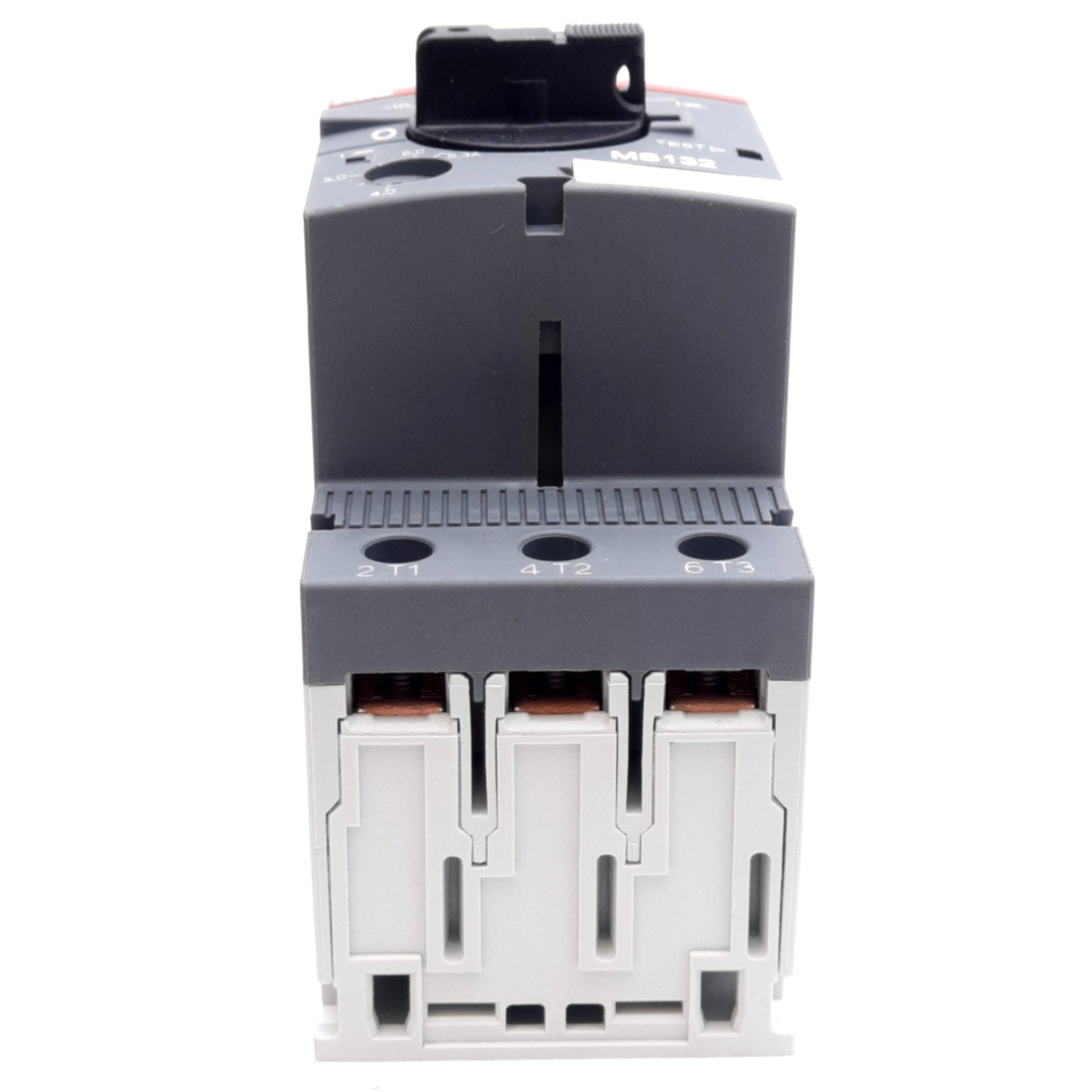 New ABB MS132-6.3 Manual Motor Starter, 3-Pole, 690VAC/250VDC, 4.0-6.3A, DIN Rail