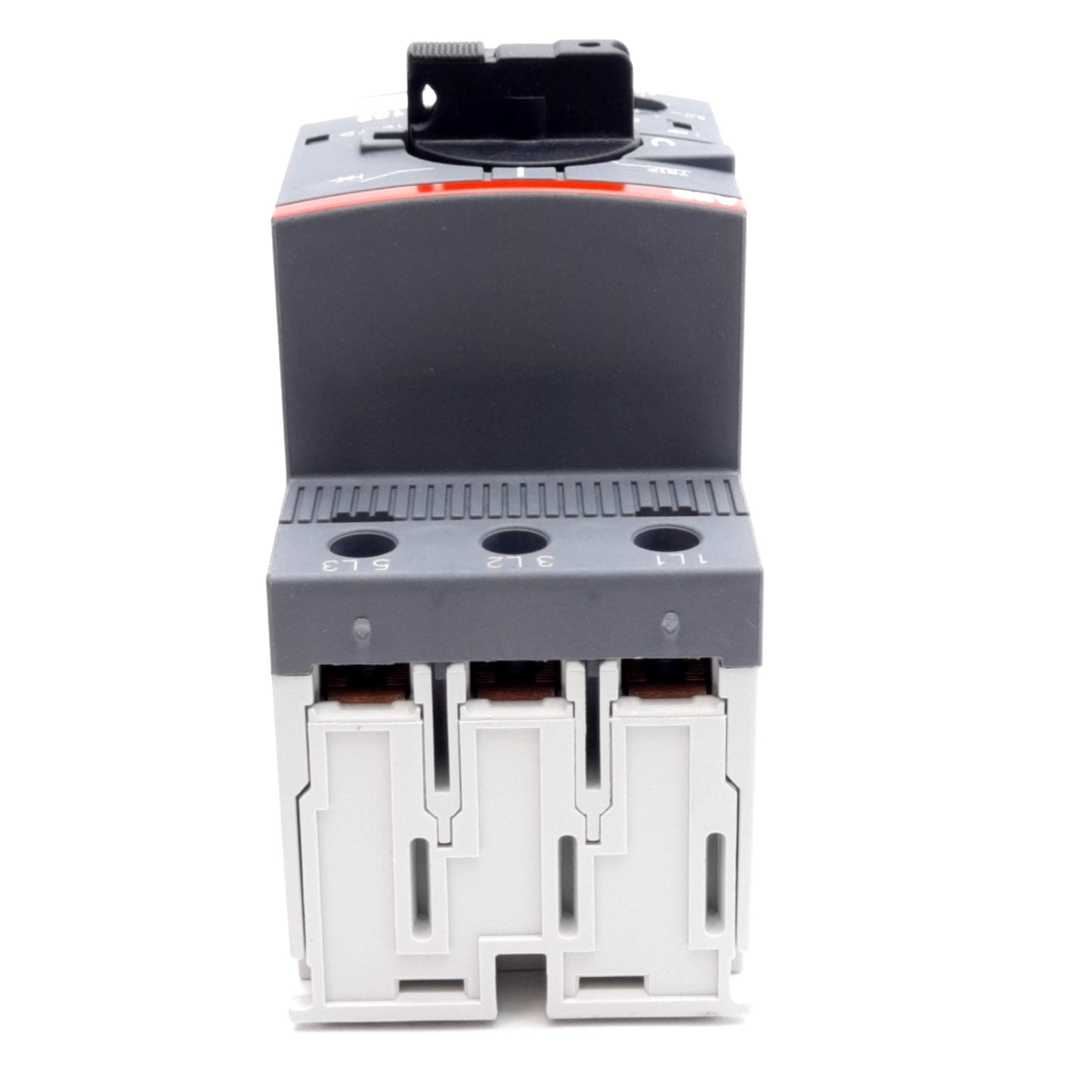 New ABB MS132-6.3 Manual Motor Starter, 3-Pole, 690VAC/250VDC, 4.0-6.3A, DIN Rail