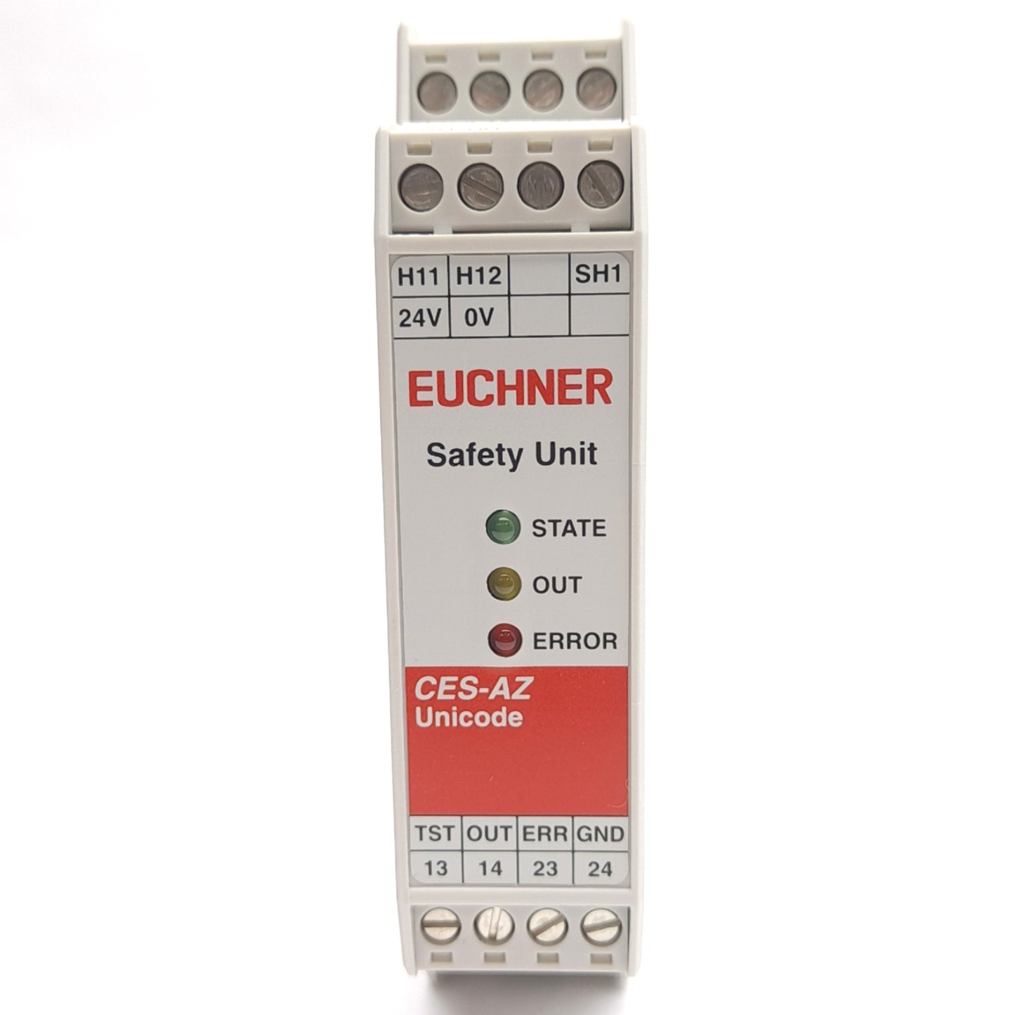 New Euchner CES-AZ-ABS-01B Evaluation Unit Safety Relay, 24VDC 150mA, 2x N.O.