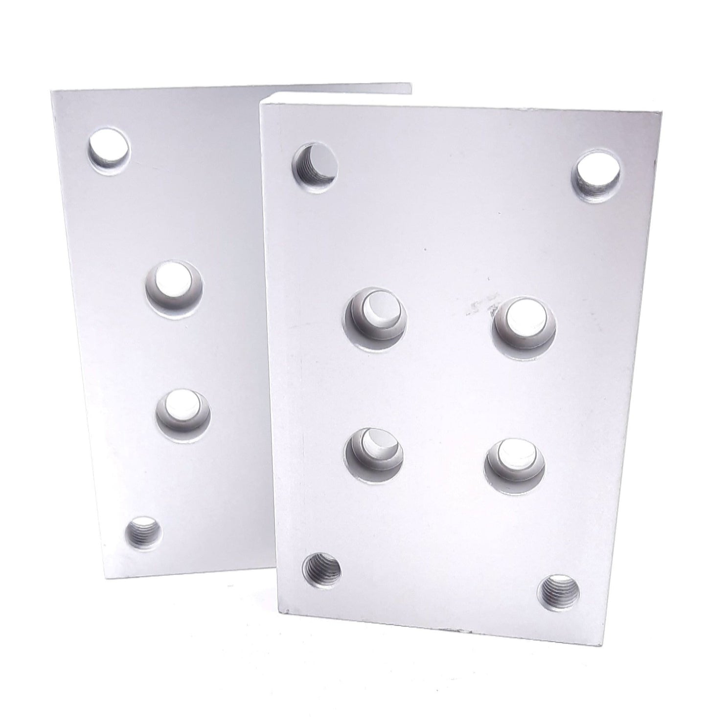 New – Open box Lot of 2 80/20 25-2418 Flange Mount Caster Base Plate 25 Series M8 x 1.25